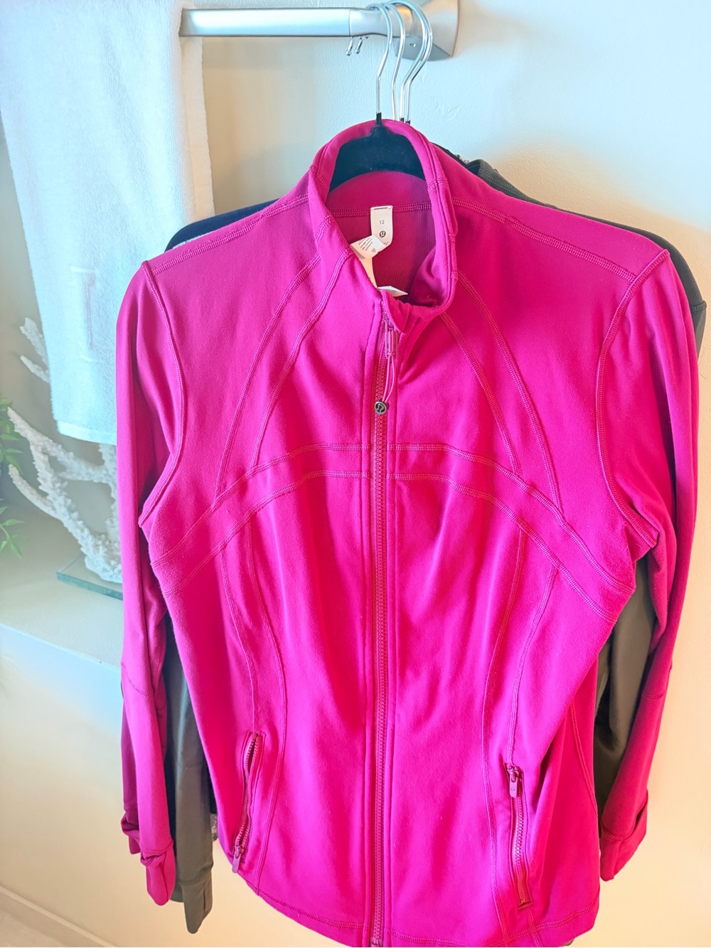 lululemon athletica Hot Pink Full-Zip Utility Jacket